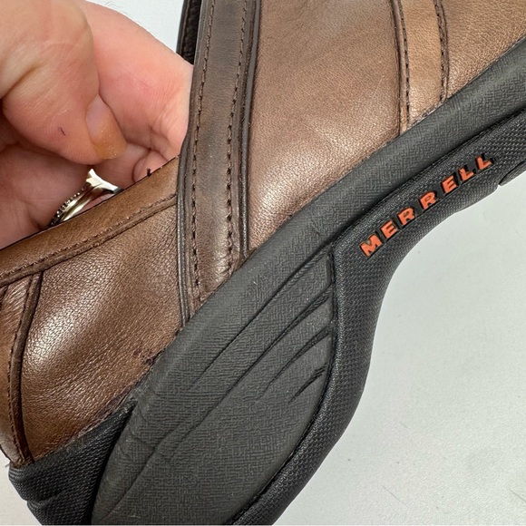 Merrell Encore Nova Brown Leather‎ Mules Women's 7.5  Slip-On Comfort Shoes - Picture 11 of 16